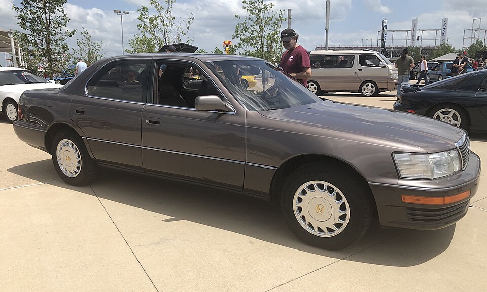 Lexus LS400 at a RADwood event (Austin, not NorCal)