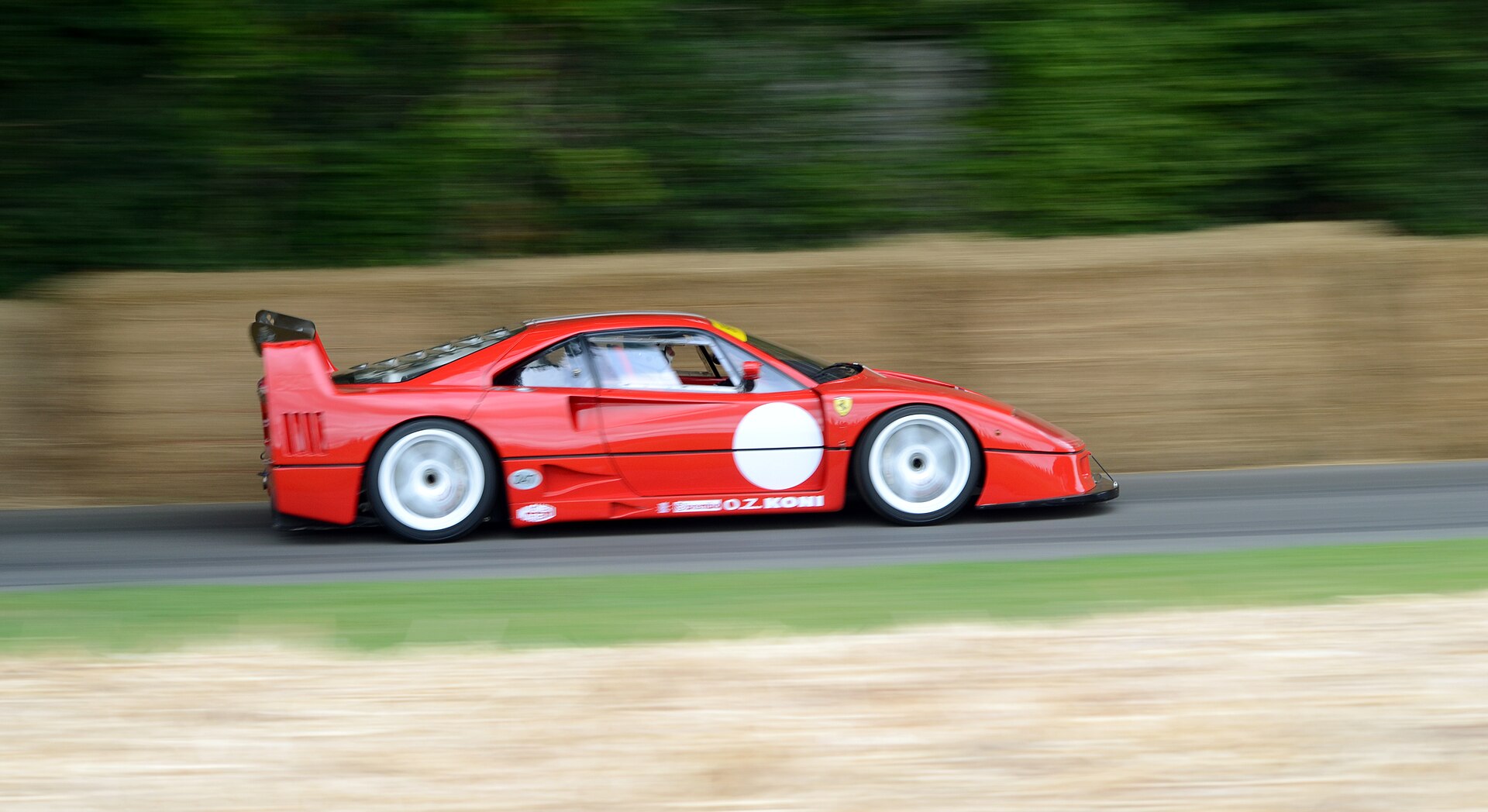 1993 F40 LM, s/n 97893, at the Goodwood Festival of Speed 2017